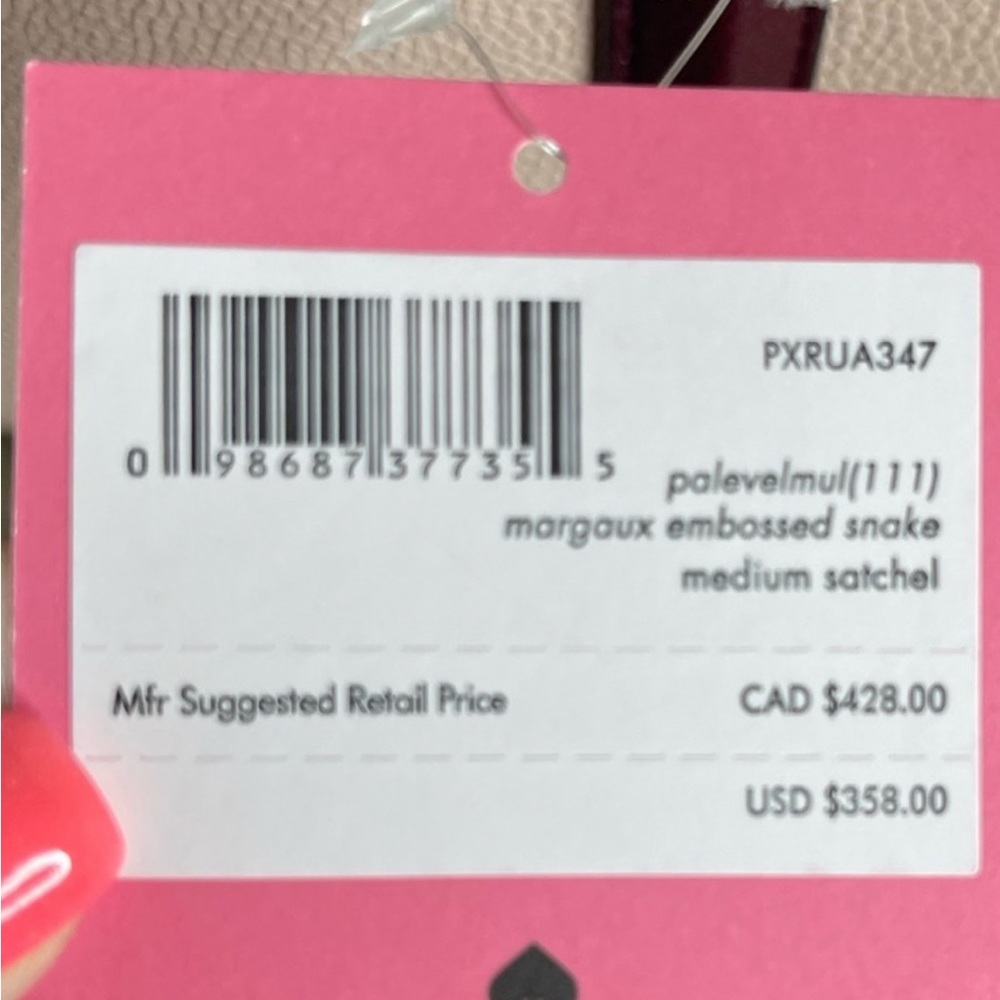 • Kate Spade New York Top Handle Bag with animal print - Picture 14 of 16